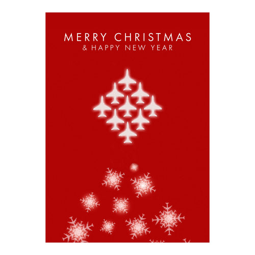 Red Arrows Christmas Cards (Pk 10)