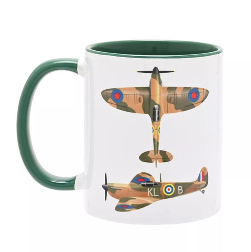 RAF Printed Mug - Spitfire